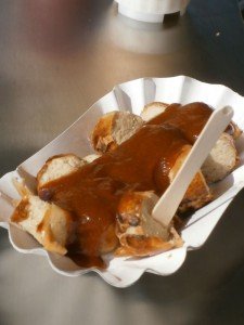 Currywurst beim Grillcart